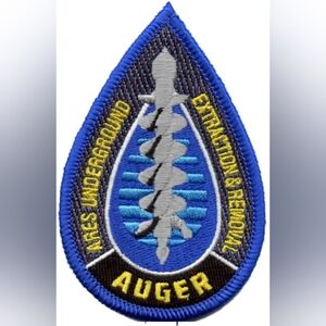 For All Of Mankind Auger Extraction & Removal Ares Underground Embroidered Patch